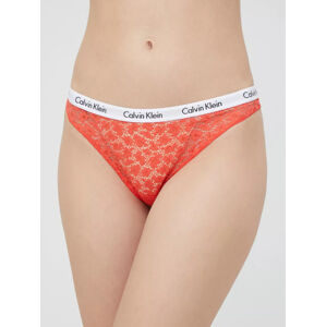 Calvin Klein dámské červené kalhotky - L (FDD)
